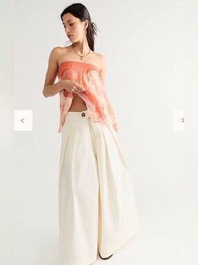 Free People Cleo Mixed Print Tube Top